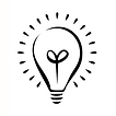 An icon of a lightbulb